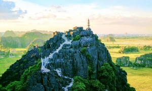 From Hanoi: Trang An Boat, Bai Dinh Pagoda, & Mua Cave Tour